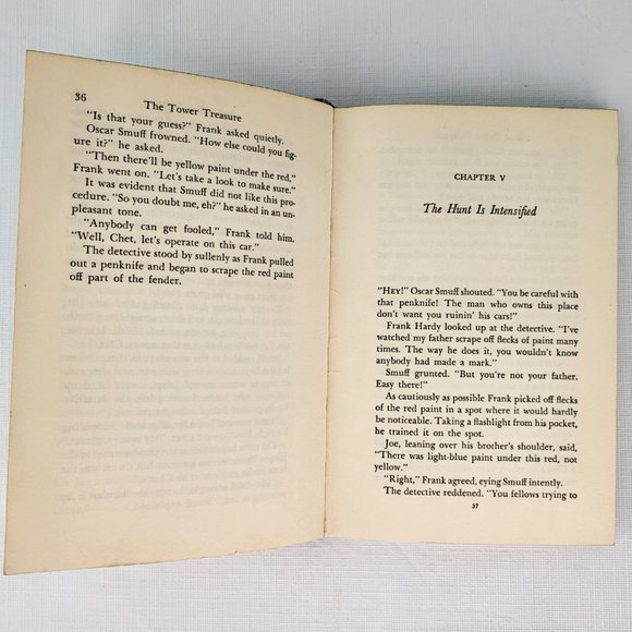 The Tower Treasure Hardy Boys Mystery Series Book HB # 1 Franklin Dixon 1959 VTG - Picture 11 of 16